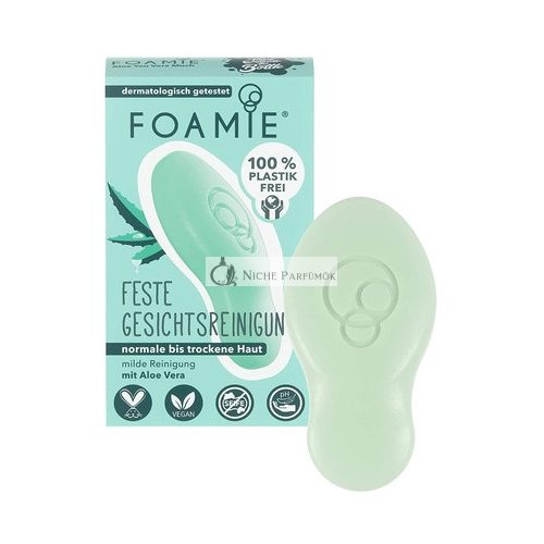 Foamie Solid Face Cleanser for Dry Skin with Aloe Vera & Almond Milk 60g