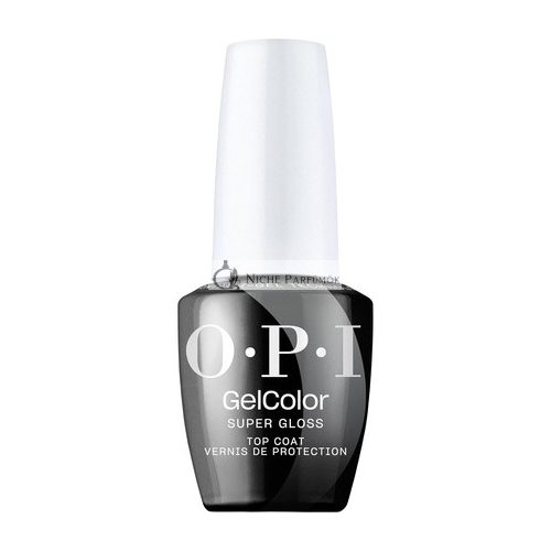 OPI GelColor Super Gloss Top Coat - Gel Nail Polish Top Coat for Nail Protection