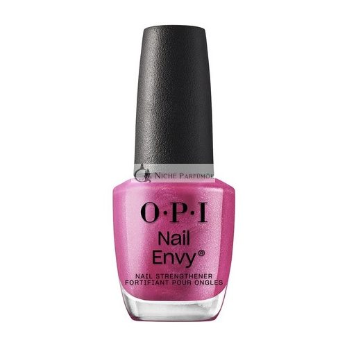 OPI Nail Envy Nail Polish Strengthener Treatment for Strong Natural Nails Vegan Repair and Strength for Damaged Nails 15ml Powerful Pink