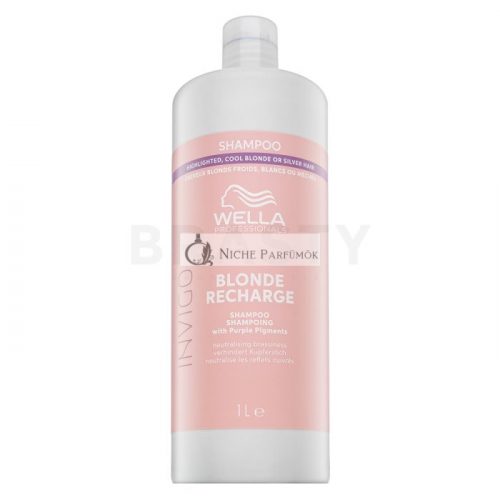 Wella Professionals Invigo Blonde Recharge Shampoo sampon sárga árnyalat ellen 1000 ml