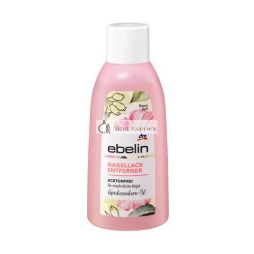 Ebelin Non-Acetone Nail Polish Remover Rose Scent - 200ml