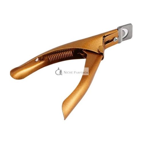 Nail Clipper Tip Cutter for Artificial Nails Gel Nails Manicure Tool Made of Stainless Steel Bronze