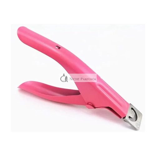 Nail Clipper Tip Cutter for Artificial Nails Gel Nails Manicure Tool Made of Stainless Steel Pink