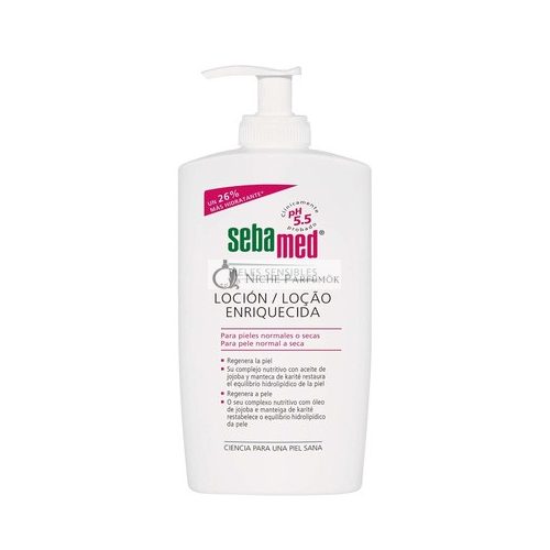 Sebamed Body Lotion 750ml - Oil-in-Water Emulsion Maintains Natural Moisture Balance of Skin - Strengthens and Protects Skin's Acid Mantle - for Sensitive Skin