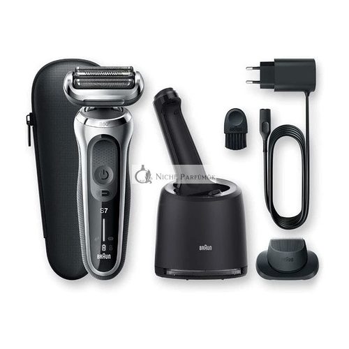 Braun Series 7 70-S7200cc + clipping part men's shaver wet-dry cleaning station