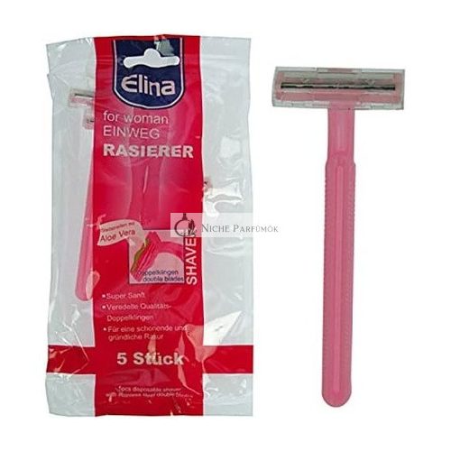 Elina Disposable Razor 5 Pieces Woman Double Blade