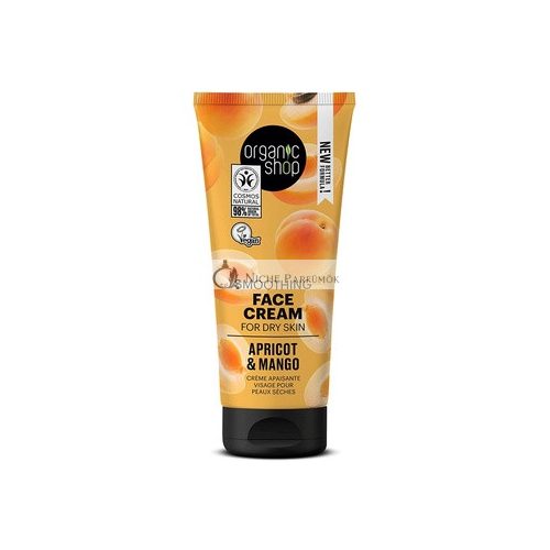 Organic Shop Light Daily Face Cream for Dry Skin Apricot and Mango 50ml