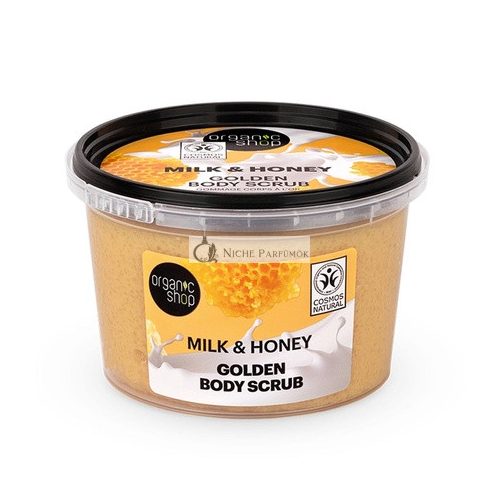 Organic Shop Milk Honey Golden Body Exfoliant 250ml