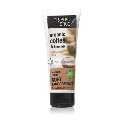 Organic Shop Gentle Face Coffee Morning Scrub 75ml