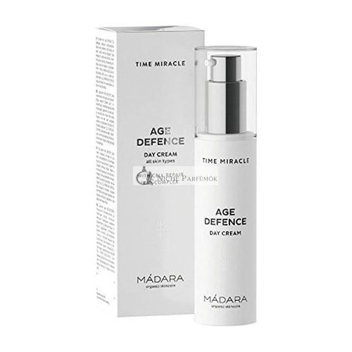 MÁDARA Organic Skincare Time Miracle Age Defence Day Cream with Hyaluronic Acid and Cellular Bio-Complex 50ml