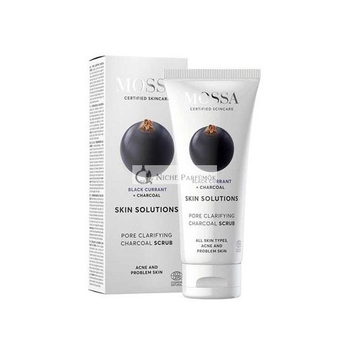 Mossa Skin Solutions Exfoliating Clarifying Carbon Black Currant 60ml