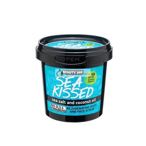 Beauty Jar Sea Kissed Body and Face Scrub 7.05 Oz (200g) with Sea Salt and Coconut Oil