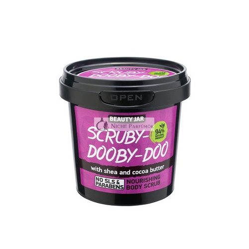 Beauty Jar Scruby-Doooby-Doo Body Scrub 7.05oz 200g - Exfoliating, Moisturizing, and Skin-Nourishing with Shea and Cocoa Butter