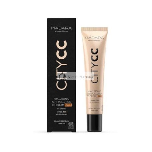 Tan City CC Cream with Hyaluronic and Anti-Pollution SPF 15 40ml