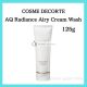 COSME DECORTE AQ Radiance Airy Cream Wash 125g Cleansing Foam Pore Aging Care