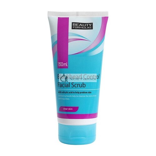 Beauty Formulas Facial Scrub Blackhead Control 150ml