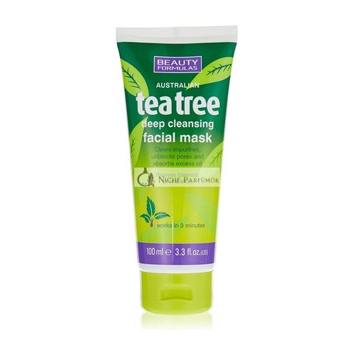 Beauty Formulas Australian Tea Tree Deep Cleansing Facial Mask