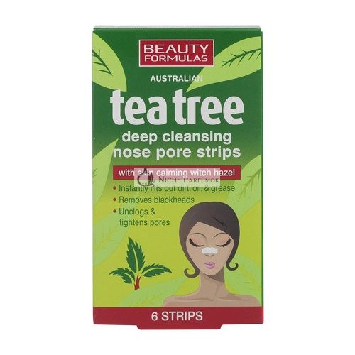 Beauty Formulas Australian Tea Tree Deep Cleansing Nasal Pore Strips