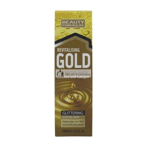 Beauty Formulas Revitalizing Gold Gel Facial Mask