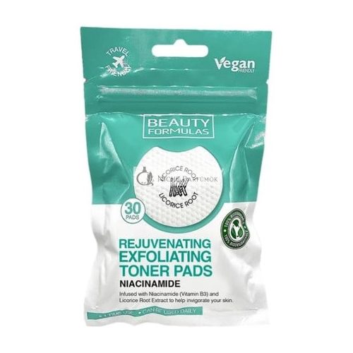 Beauty Formulas Exfoliating Toner Pads