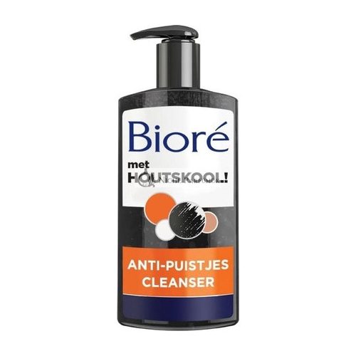 Biore Charcoal Anti-Pimples Cleanser 200 Ml