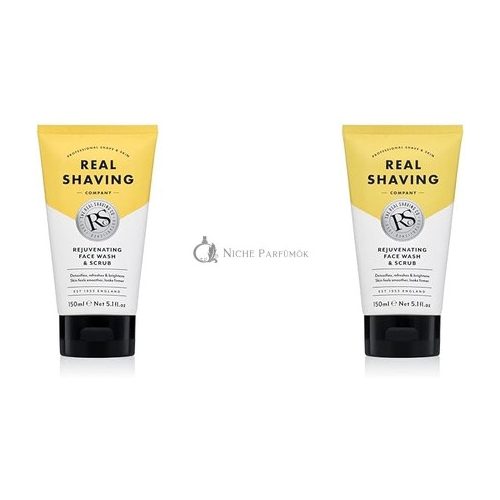 The Real Shaving Company Rejuvenating Face Wash and Scrub 180g