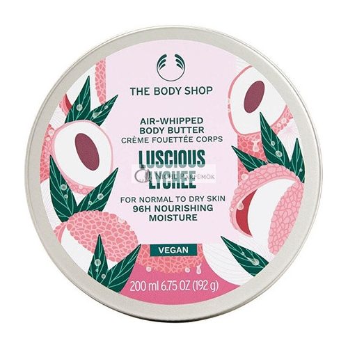 The Body Shop Luscious Lychee Air-Whipped Body Butter For Normal To Dry Skin, 200 Ml