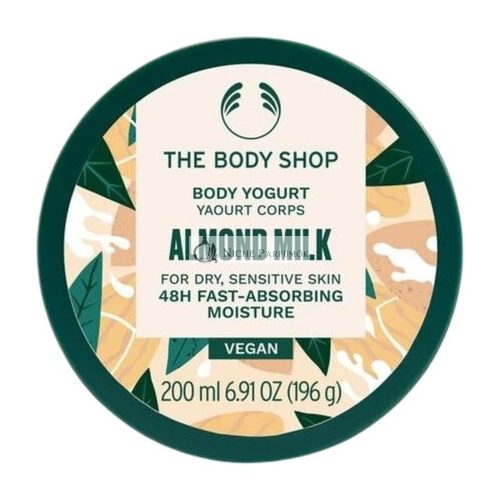 The Body Shop Almond Milk Body Yogurt for Dry Sensitive Skin 200ml - Vegan