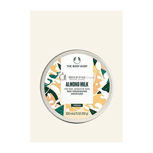 The Body Shop Almond Milk Body Butter for Dry Sensitive Skin 96H Nourishing Moisture 200ml