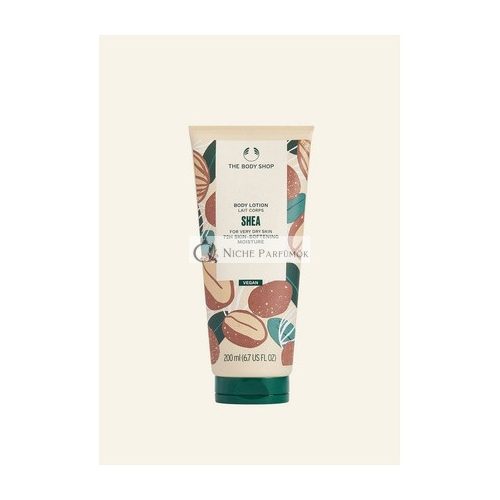 The Body Shop Shea Body Lotion for Very Dry Skin 72H Skin-Softening Moisture Vegan 200ml