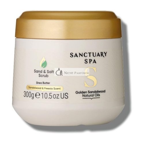 Sanctuary Spa Golden Sandalwood Sand and Salt Scrub 300g