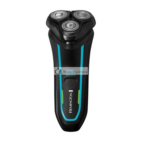 Remington R6 Aqua Wet & Dry Men's Electric Rotary Shaver 100% Waterproof Pop Up Trimmer 60min Usage 90min Charge 5min Quick Charge Cordless USB Charging Travel Pouch R6000