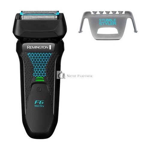 Remington F6 Aqua Wet & Dry Men's Electric Foil Shaver 100% Waterproof Pop Up Trimmer 60min Usage 90min Charge 5min Quick Charge Cordless USB Charging Travel Pouch F6000