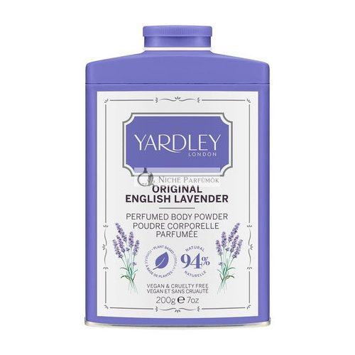 Yardley London Original English Lavender Perfumed Powder 200g