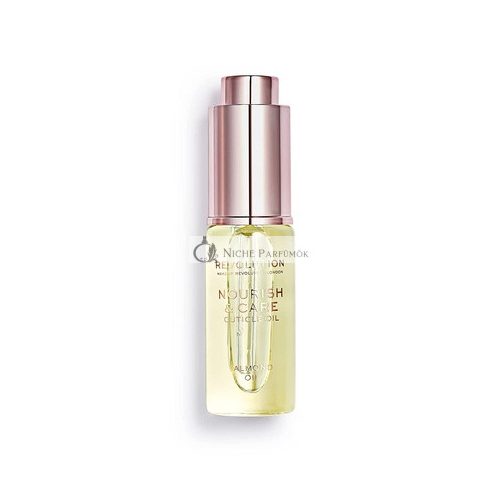 Makeup Revolution Nourish & Care Cuticle Oil for Nail Care with Almond Oil & Vitamin E 0.5fl.oz/15ml