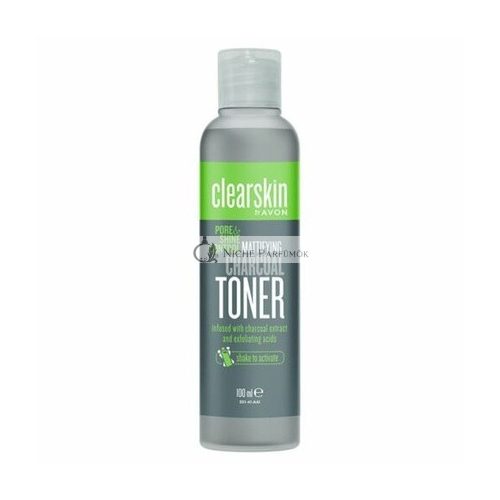 AVON Clearskin Mattifying Face Toner with Activated Charcoal 100ml