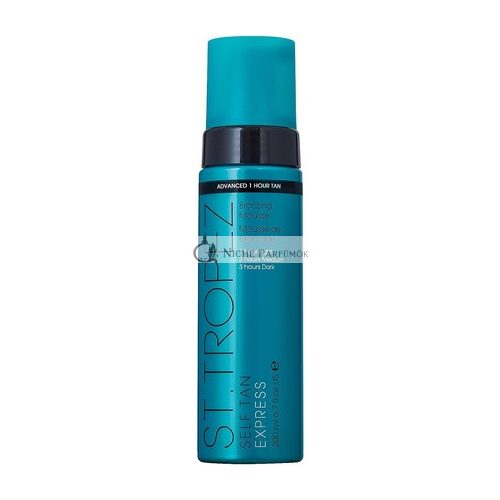 St.Tropez Self Tan Express Mousse Fast Acting Fake Tan Develops in 1-3 Hours Streak-Free Finish 200ml