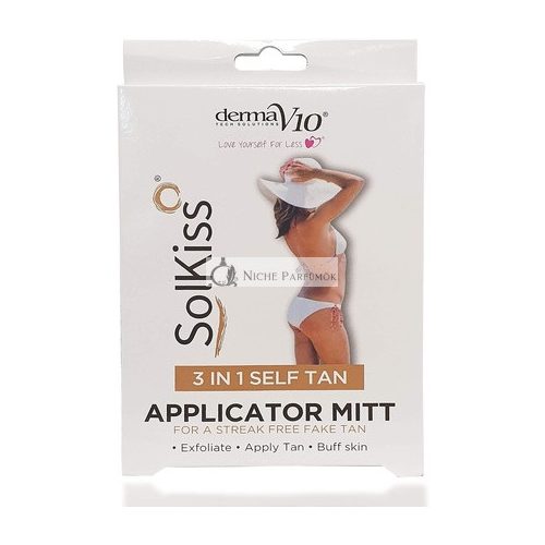 Derma V10 Solkiss 3-in-1 Self Tan Applicator Mitt