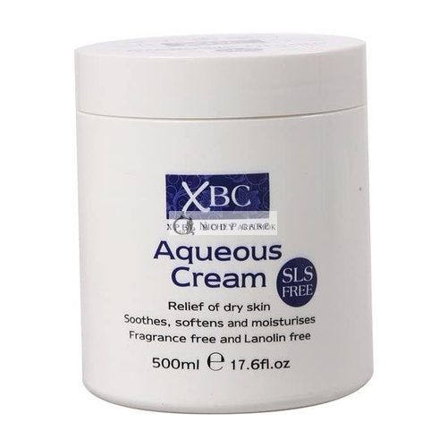 XBC SLS Free Aqueous Body Cream Dry Skin Moisturizer Cream 500ml