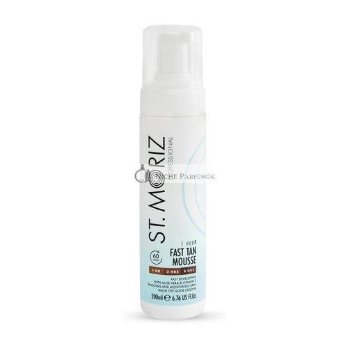 St Moriz Professional Fast Self Tan Mousse with Shade Control 200ml