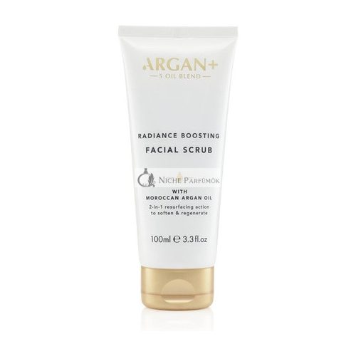 ARGAN Radiance Boosting Facial Scrub Moroccan Argan Oil Formula 100ml