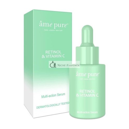 Âme Pure Retinol + Vitamin C Serum Youthful Radiant Complexion Natural Glow