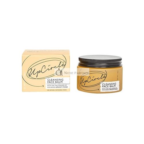 UpCircle Apricot Cleansing Face Balm 50ml - 100% Natural Makeup Remover and Blackhead Clearer - Vegan and Cruelty-Free