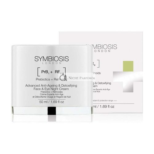 Advanced Anti-Ageing and Detoxifying Face and Eye Night Cream with Prebiotics and Retinoids