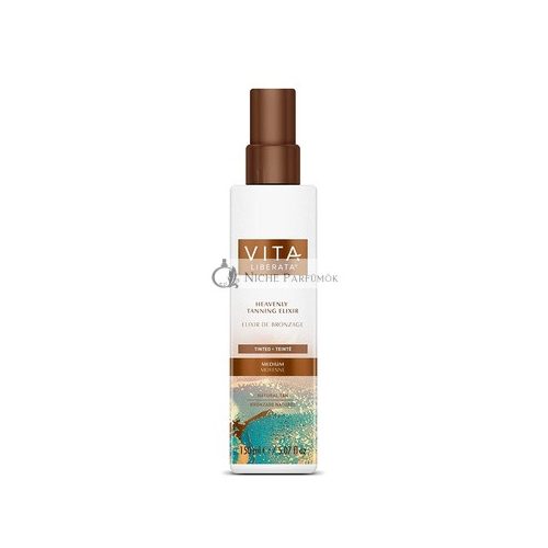 Vita Liberata Heavenly Tanning Elixir Hydrating Self Tan 5.0 Oz Tinted Medium