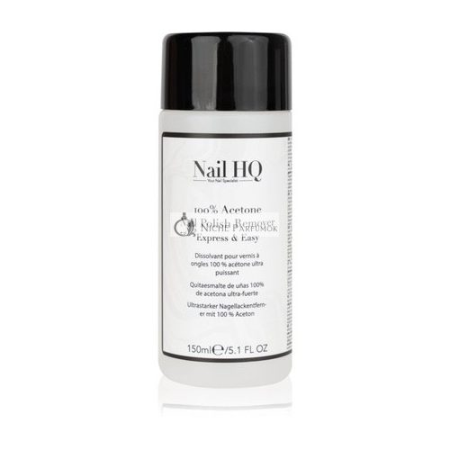 Nail HQ 100% Acetone Nail Polish Remover - 150 ml