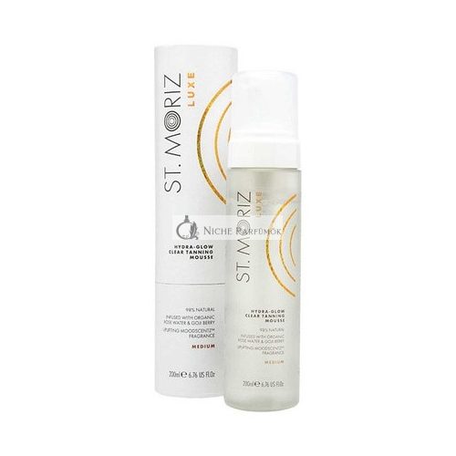 St Moriz Luxe Hydra-Glow Clear Tanning Mousse - Medium 200ml