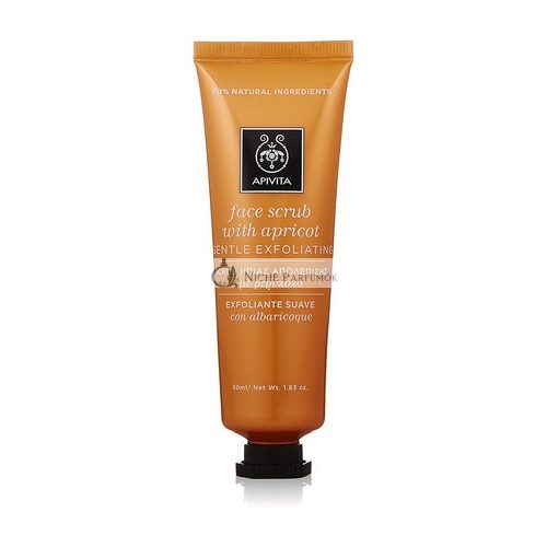 Face Scrub With Apricot - Gentle Exfoliating 50ml/1.83oz