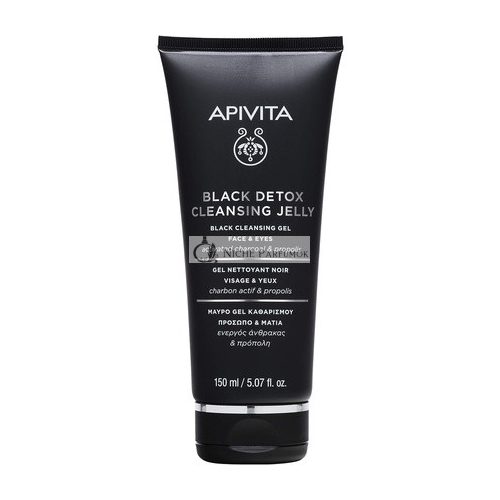 Apivita Black Detox Cleansing Jelly for Face and Eyes 150ml