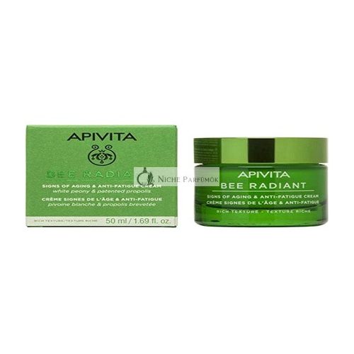 Apivita Bee Radiant Signs of Aging and Anti-Fatigue Cream Rich Texture 50ml